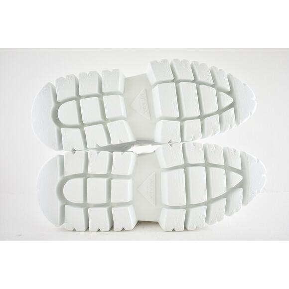 Prada Monolith Evolution Thunder Lug Sole White Platform Flat Low Sneaker 38.5 - Picture 12 of 12